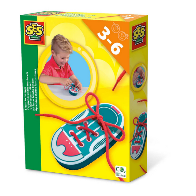 Ses ik leer veters strikken