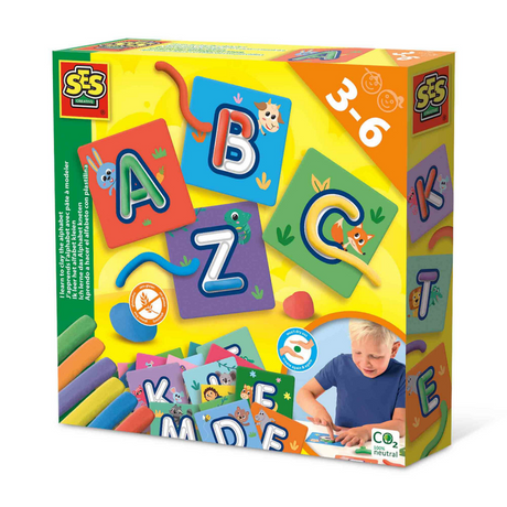 Ses ik leer het alfabet kleien