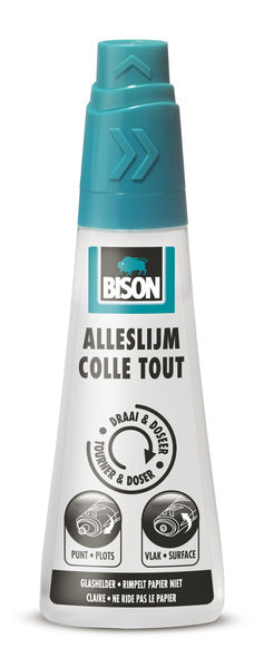 Bison bi-6306621 alleslijm vänd dosering 90 ml flaska