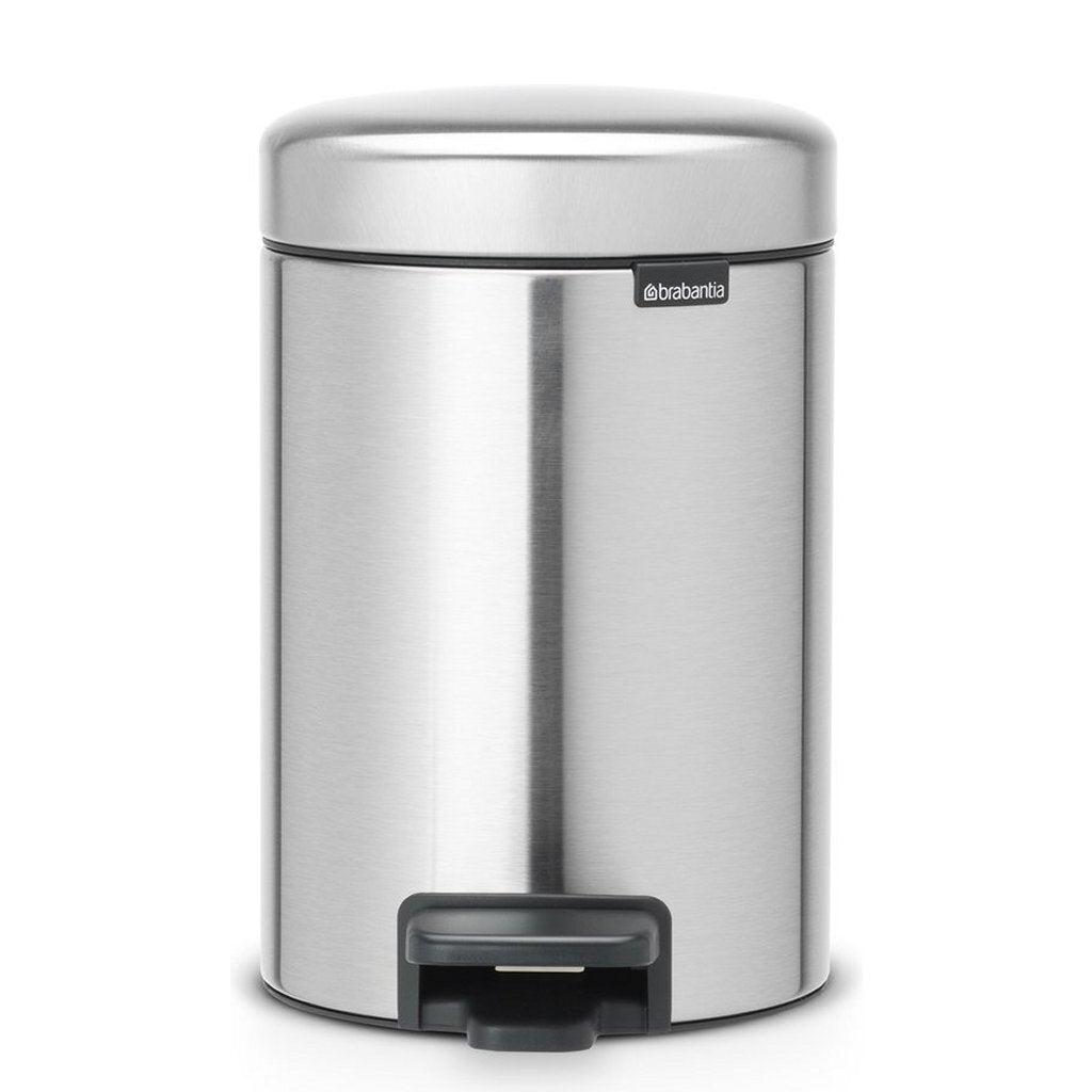 BRABANTIA NEWICON PEDAL BIN 3L MATTE STEET