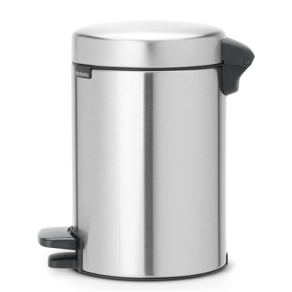 BRABANTIA NEWICON PEDAL BIN 3L MATTE STEET