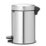 Brabantia newicon pedal bin 3l mat jeklo