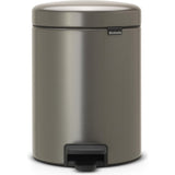 BRABANTIA NEWICON PEDAL BIN 5L PLATINUM