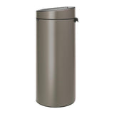 Brabantia touch bin nuevo cubo de desechos 30l platino