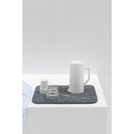 Brabantia sinkside microvezel afdruipmat 47x40 cm grijs