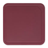 Brabantia Lecker+ Schneidebrett 25x0,8x25 cm Aubergine rot