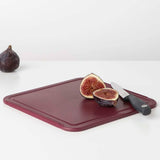 Brabantia Lecker+ Schneidebrett 25x0,8x25 cm Aubergine rot