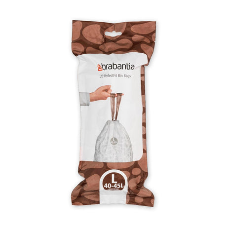 Brabantia afvalzakken l 40-45 liter pak a 20 zakken