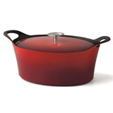 Cuisinox cuisinox volcan gietijzeren braadpan 29 cm rood