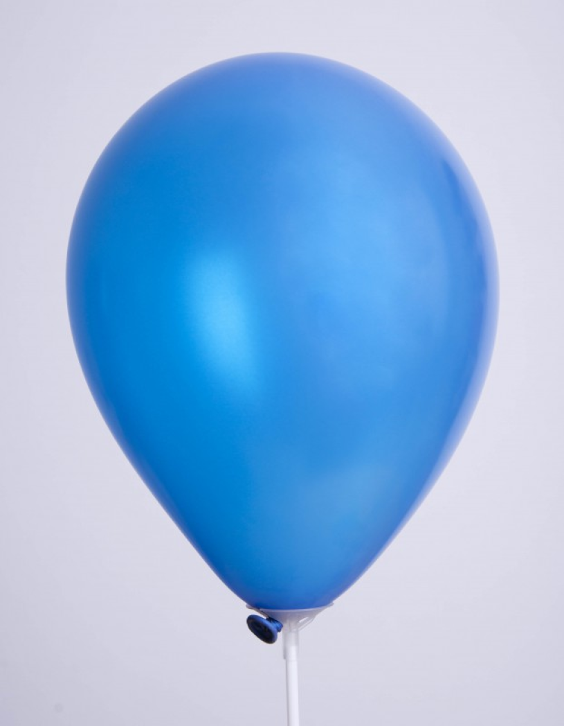Globos zak met 25 ballons no. 12 metallic donkerblauw