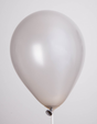 Globos zak met 25 ballons no. 12 metallic zilver