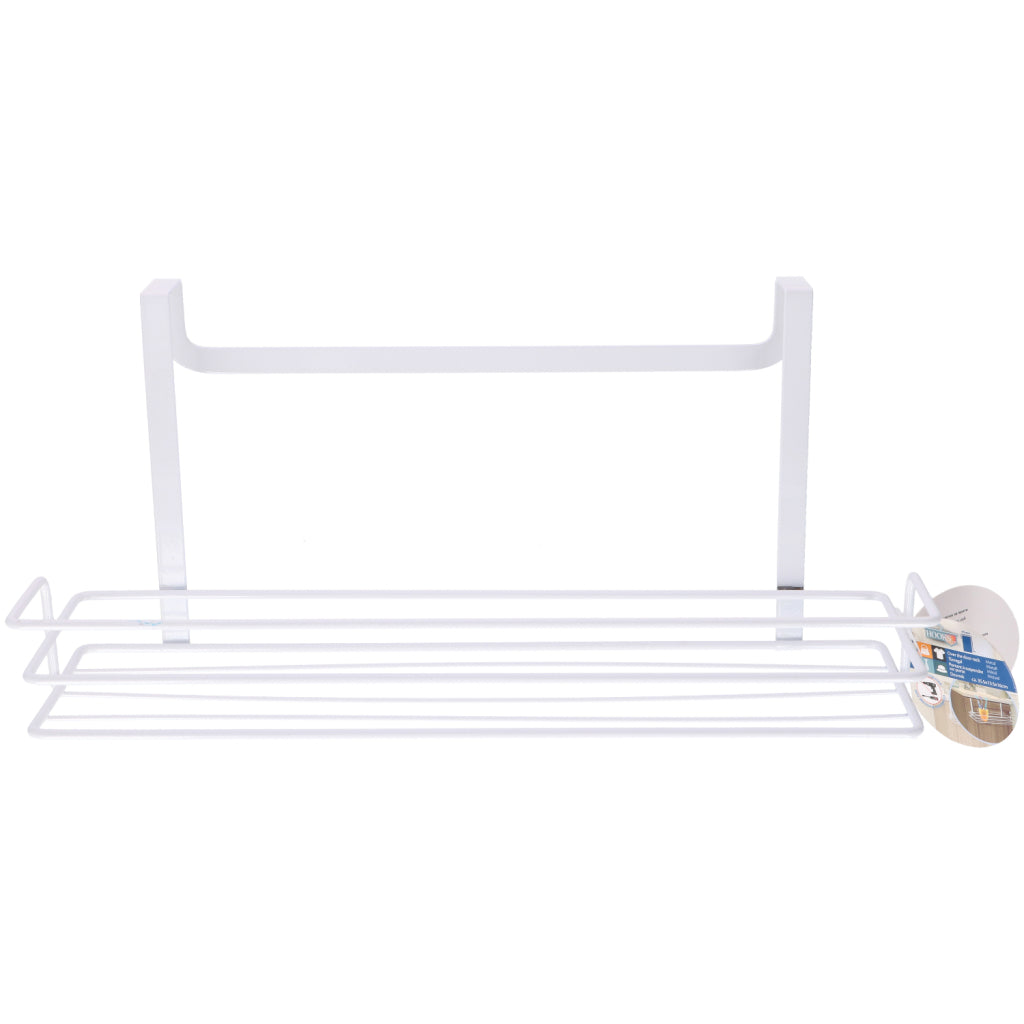 Rack de porte de serviettes de base de base 35.5x13.5x16 cm blanc