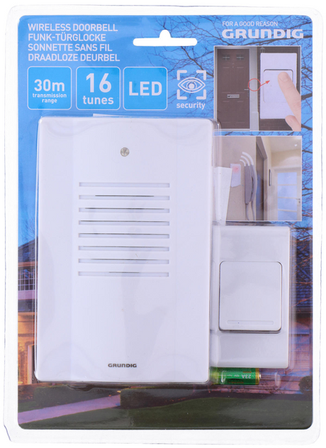 Grundig deurbel draadloos 16 melodieen