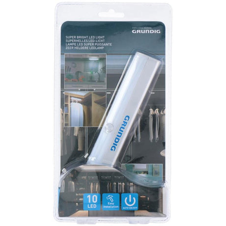 Grundig led kast lamp super helder 11x5x3cm (exclusief 4xaaa batterij)