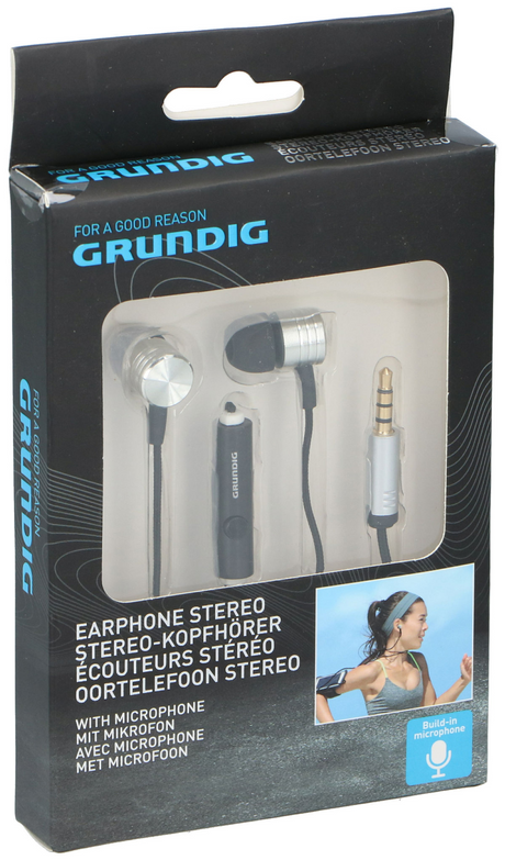 Grundig oortelefoon met microfoon