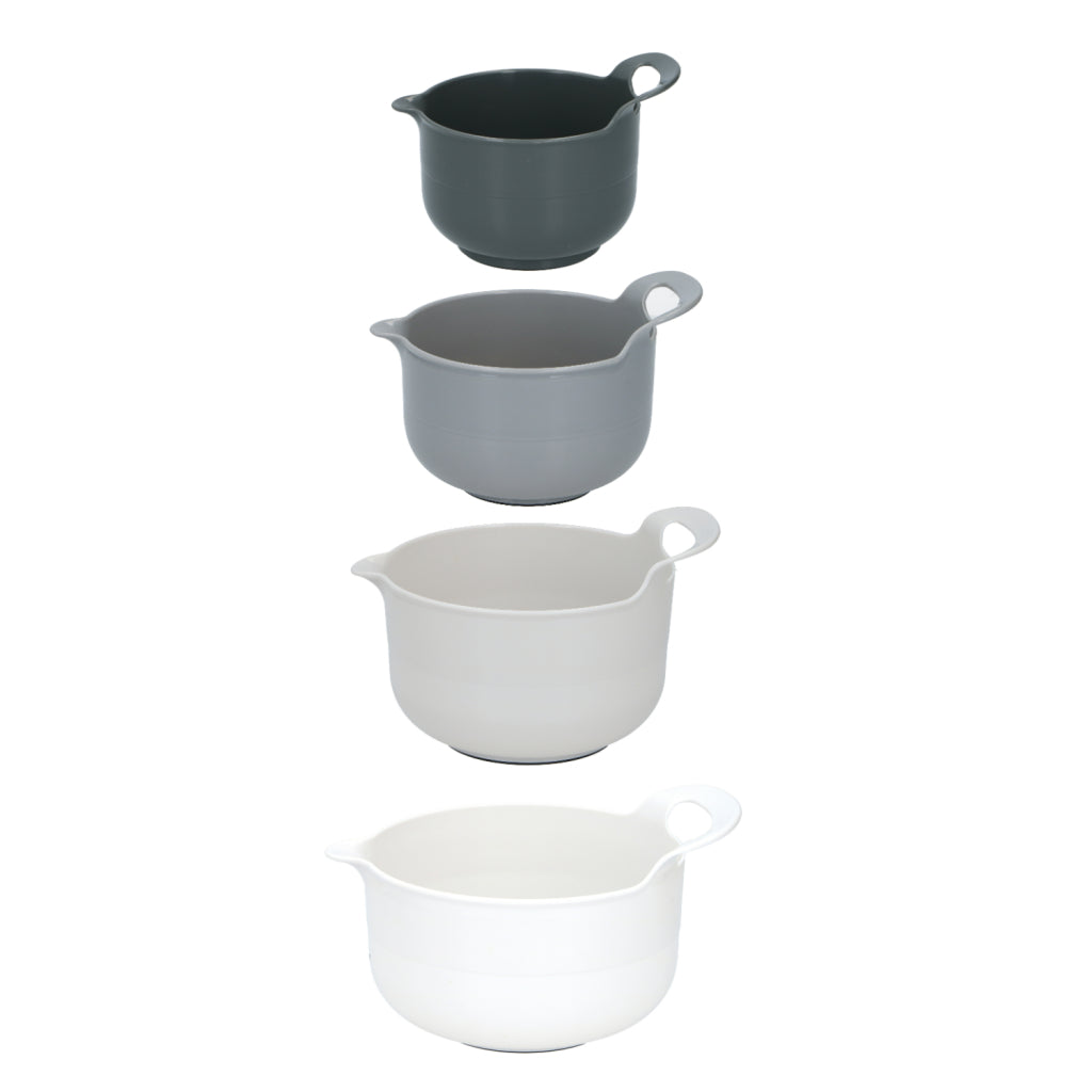 Alpina Mixing Bowls 1.2-3L 4 bitar vitgrå