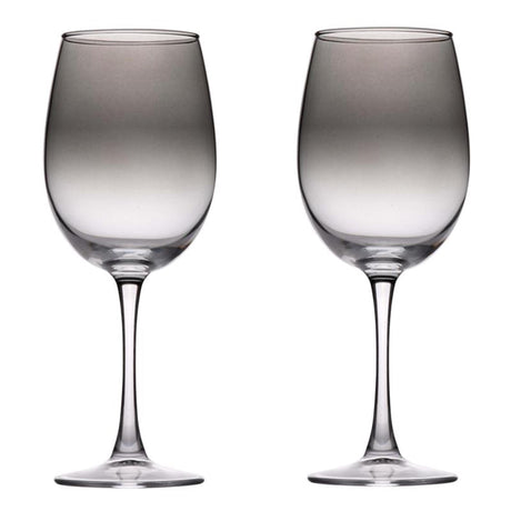 Alpina wijnglazen set 4 stuks - wijn glazen smoked - geschikt voor rode en witte wijn - glasservies voor elke gelegenheid - glas