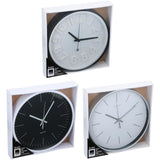 Wandklok dia30cm kunststof