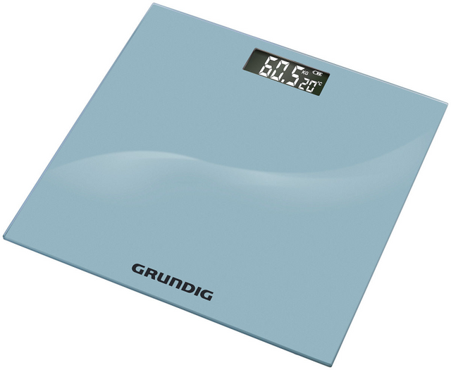 Grundig personenweegschaal max 180kg - zilver