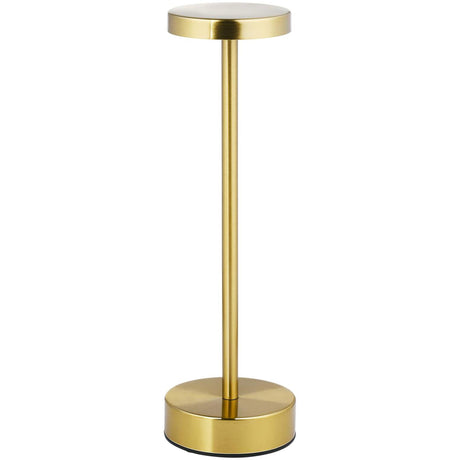 Grundig tafellamp goud plat usb-c 32x8cm