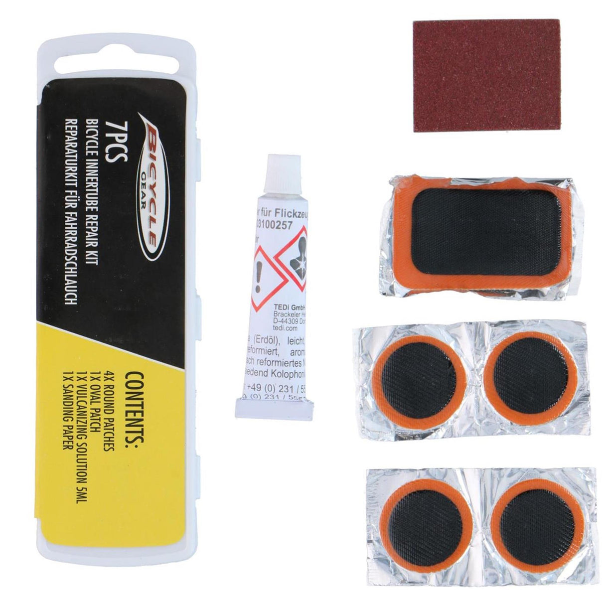 Bicycle gear fietsband reparatieset in doosje
