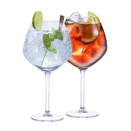 Alpina cocktailglazen 4 stuks - glazen voor gin tonic, aperol spritz en cocktails - gin tonic glas 73 cl - cocktailset - glas