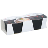 Alpina mini ovenschaal zwart 2 stuks