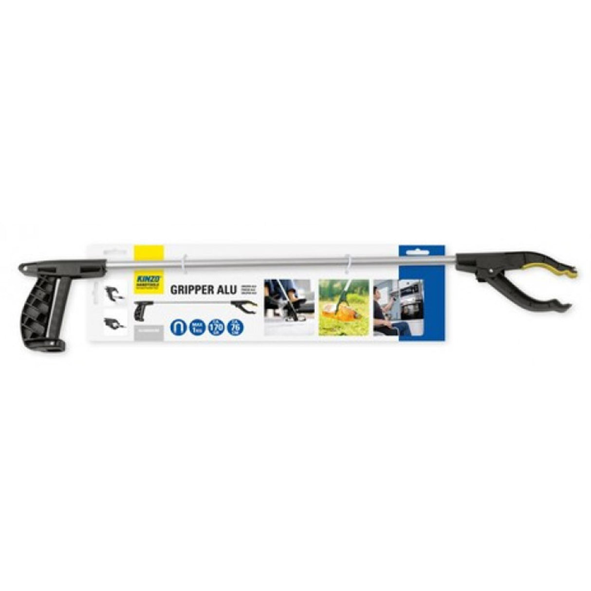 Kinzo grijper 76cm aluminium