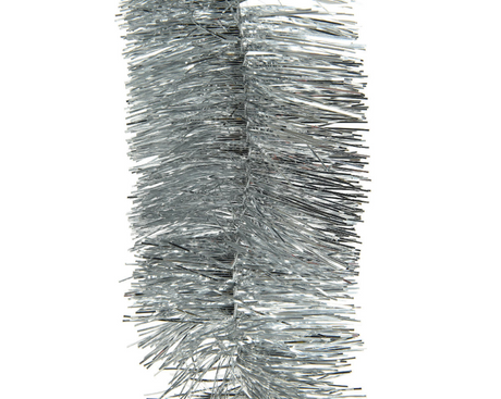 Kerst slinger 270cm - zilver