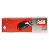 Carpoint Foot Pump z Manometrom 4 bar jekleno črno