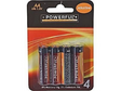 Batterijen powerful alkaline aa bls4