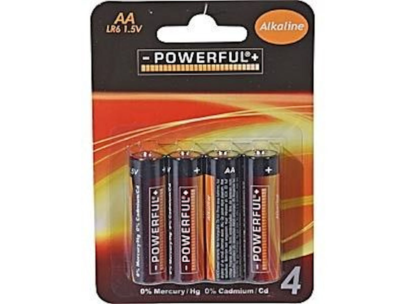 Batterijen powerful alkaline aa bls4