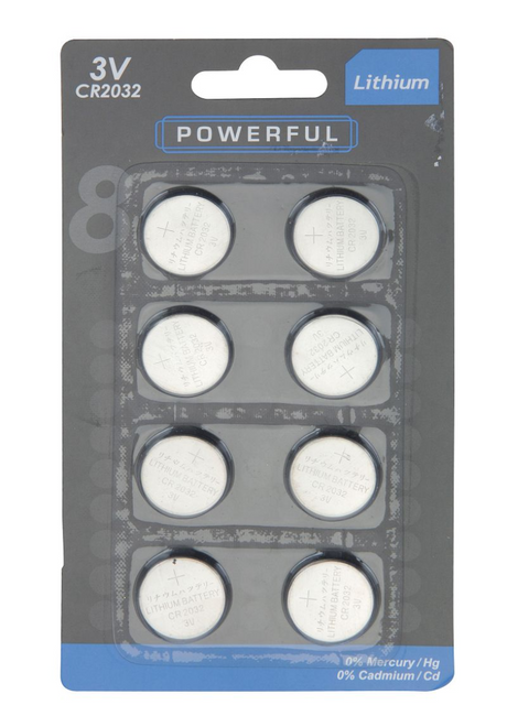 Knoopcel batterijen cr2032