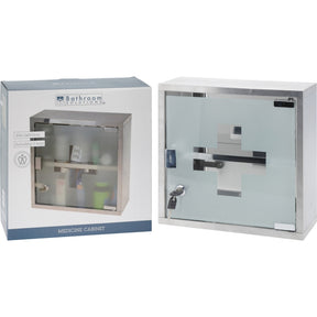 Excellent care medicijnkastje rvs glas
