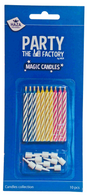 Taartkaarsjes 10 stuks magic candle