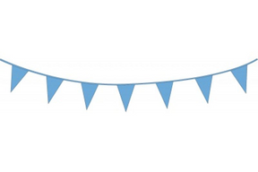 Vlaggenlijn 10 meter middenblauw