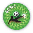 Haza witbaard sportieve goal borden 23cm 8 stuks