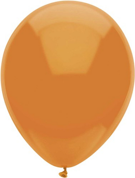 Ballonnen uni oranje 30cm 100st