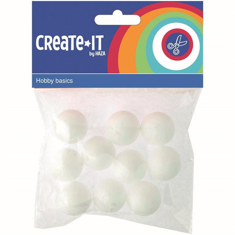 Create it create-it polystyreen bollen klein 10 stuks