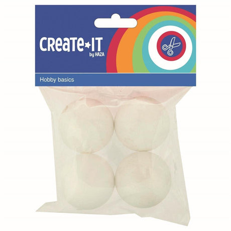Create it polystyreen bollen groot create-it 4 stuks