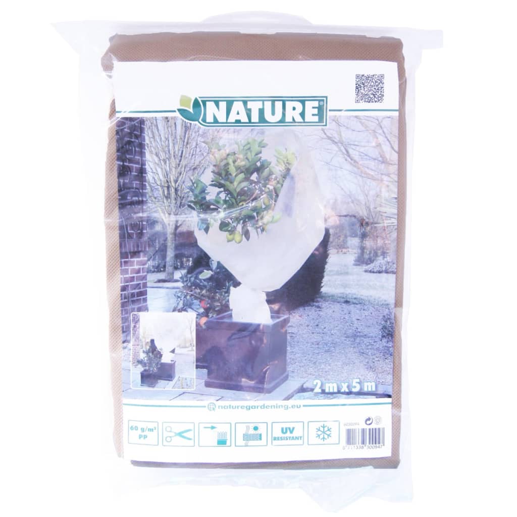 Nature Nature winter cover 60 g m² 2x5 m beige