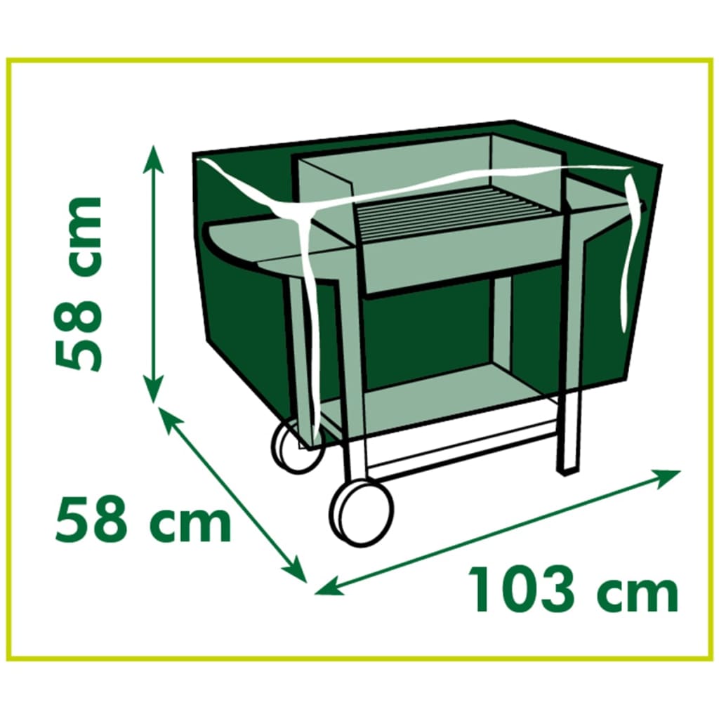 Nature nature beschermhoes voor gasbarbecues 103x58x58 cm