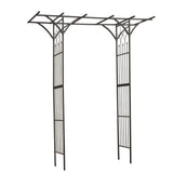 Nature Nature Garden Arch 114x66x232 cm Metal Black