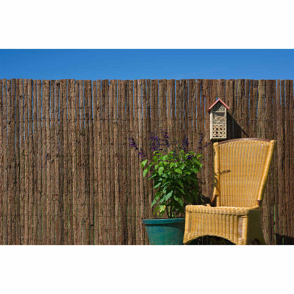 Nature Nature garden screen 1x3 m 5 cm thick natural pine bark