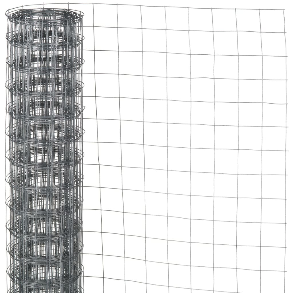 Nature nature gaas vierkant 0,5x5 m 13 mm gegalvaniseerd staal