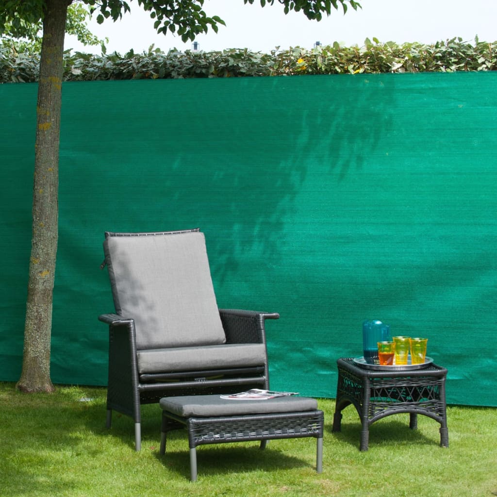 Nature tuinscherm 1,5x5 m pe groen