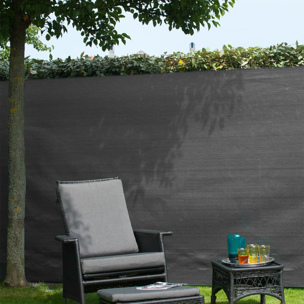 Nature Nature Garden screen 1.5x5 m PE Anthracite