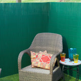 Nature Nature Garden screen double -sided 1x3 m PVC Green