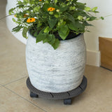 Nature Nature Plant Trolley Round Ø30 cm Anthracite -färgad