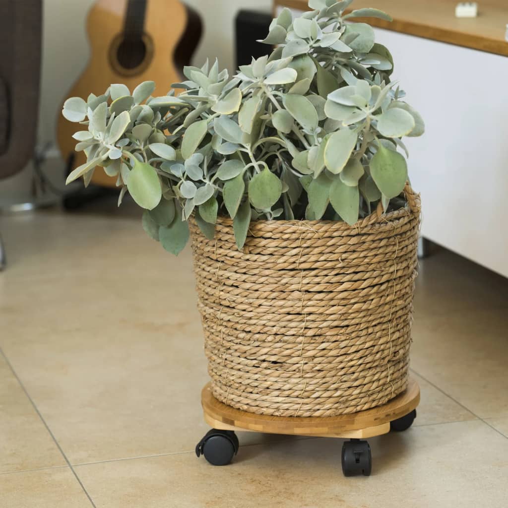 Nature Nature Plant Trolley Round Ø30 cm Brown BPC